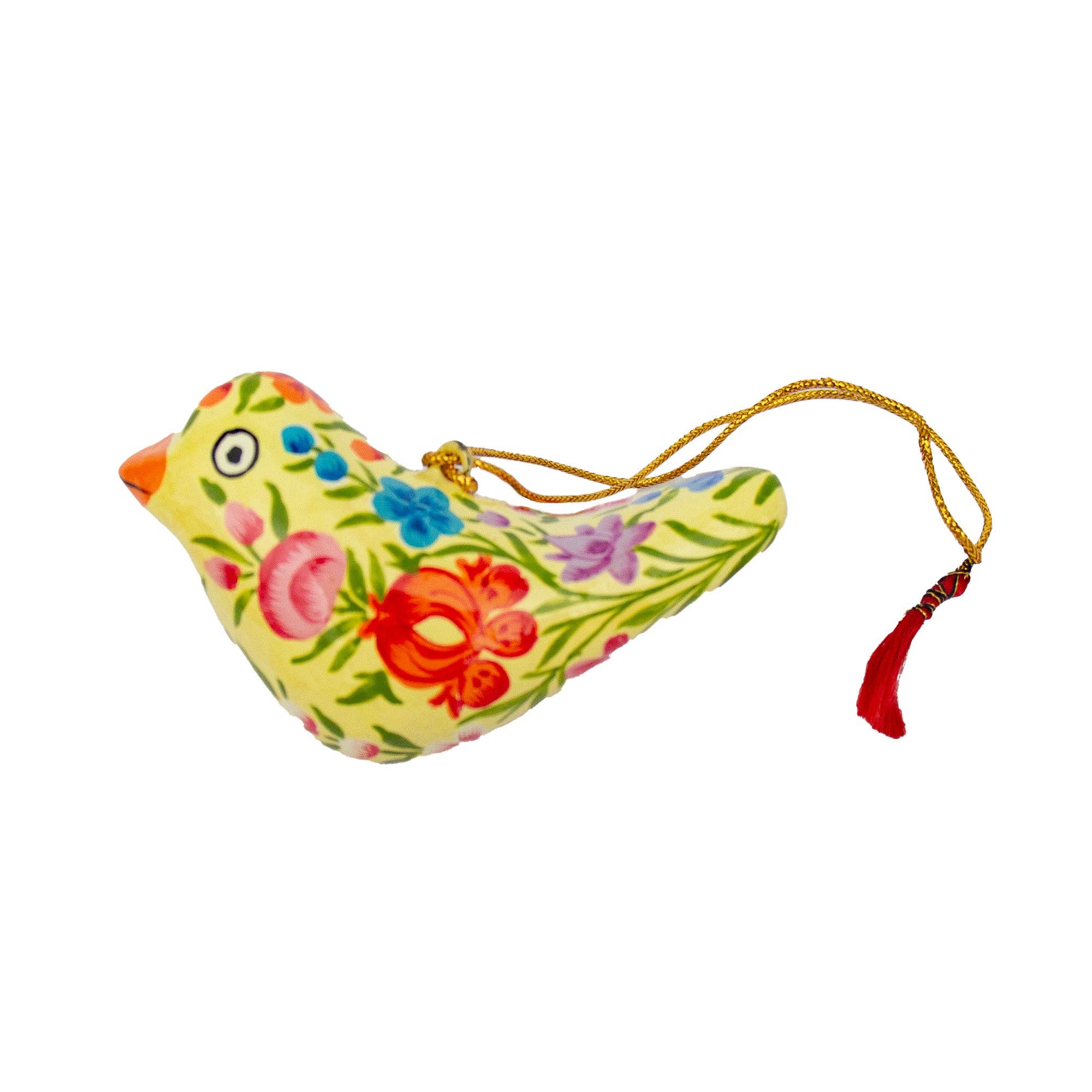 Hand Painted Sparrow Recycled Paper Mache