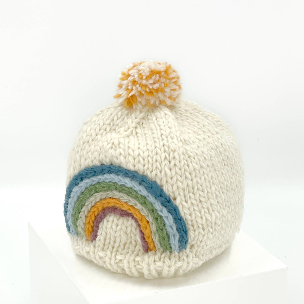 Hand-Knit Soft Merino Wool Beanie