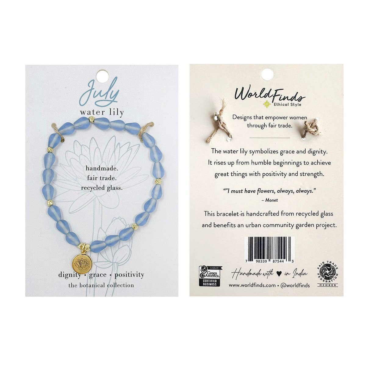 July • Birth Flower Bracelet