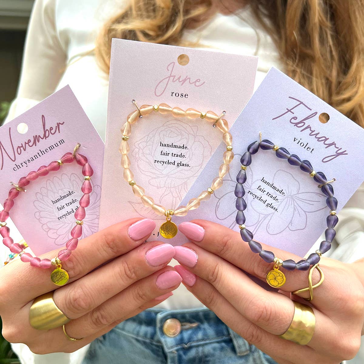 June • Birth Flower Bracelet
