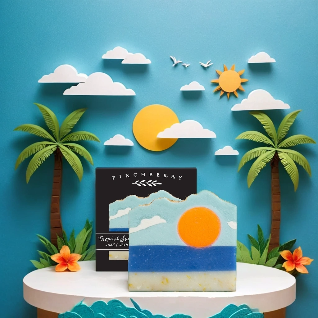 Tropical Sunshine Vegan-friendly Gluten-free Boxed Soap