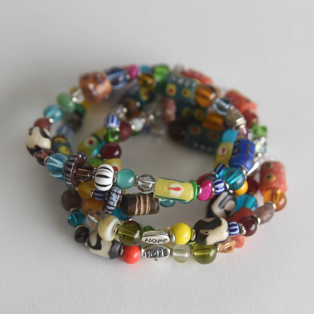 Glass Bead Bracelets