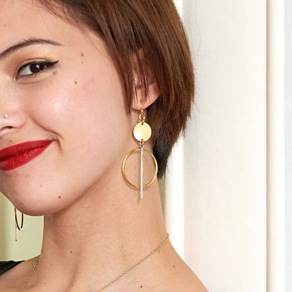 Open Pendulum Earrings