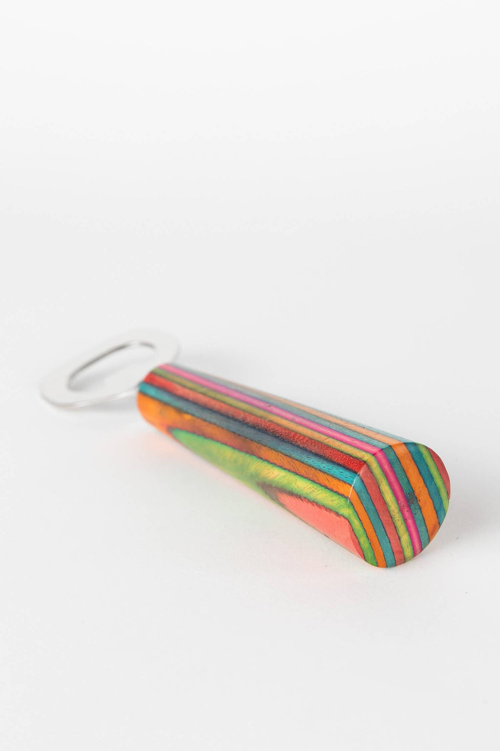 Striped Wood Bottle Opener *