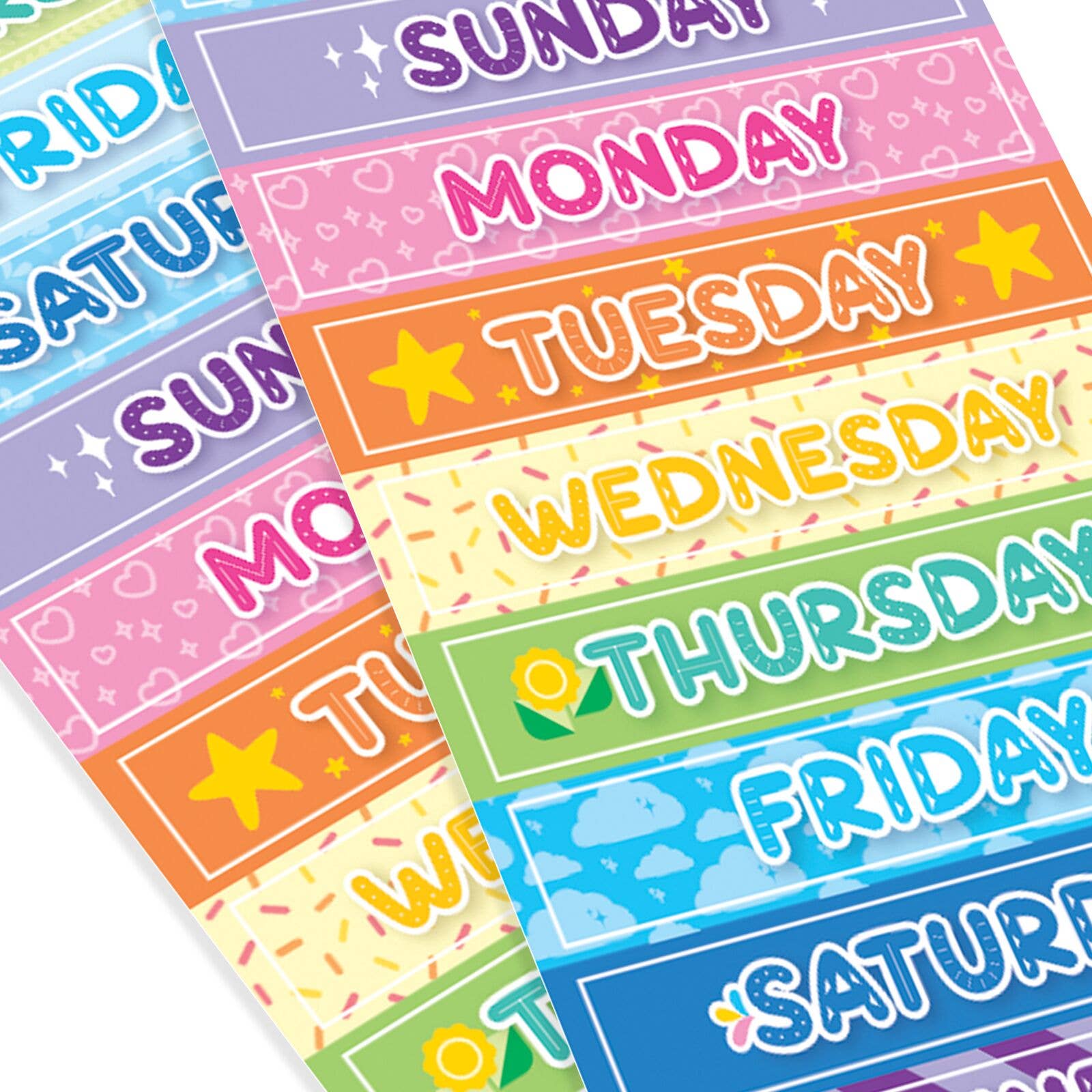 Days Of The Week - 2 Sheets