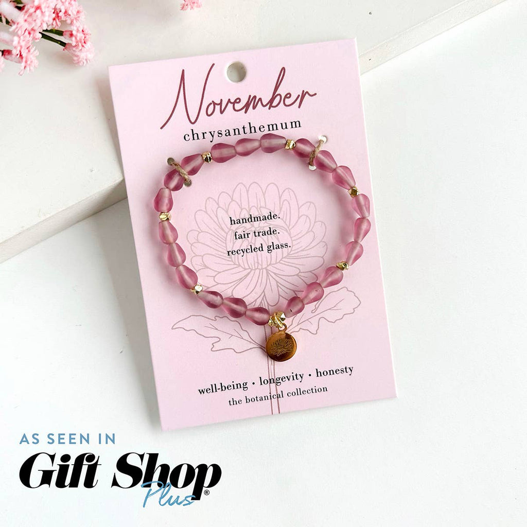 November • Birth Flower Bracelet
