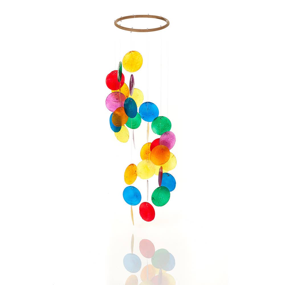 Capiz Rainbow Chime