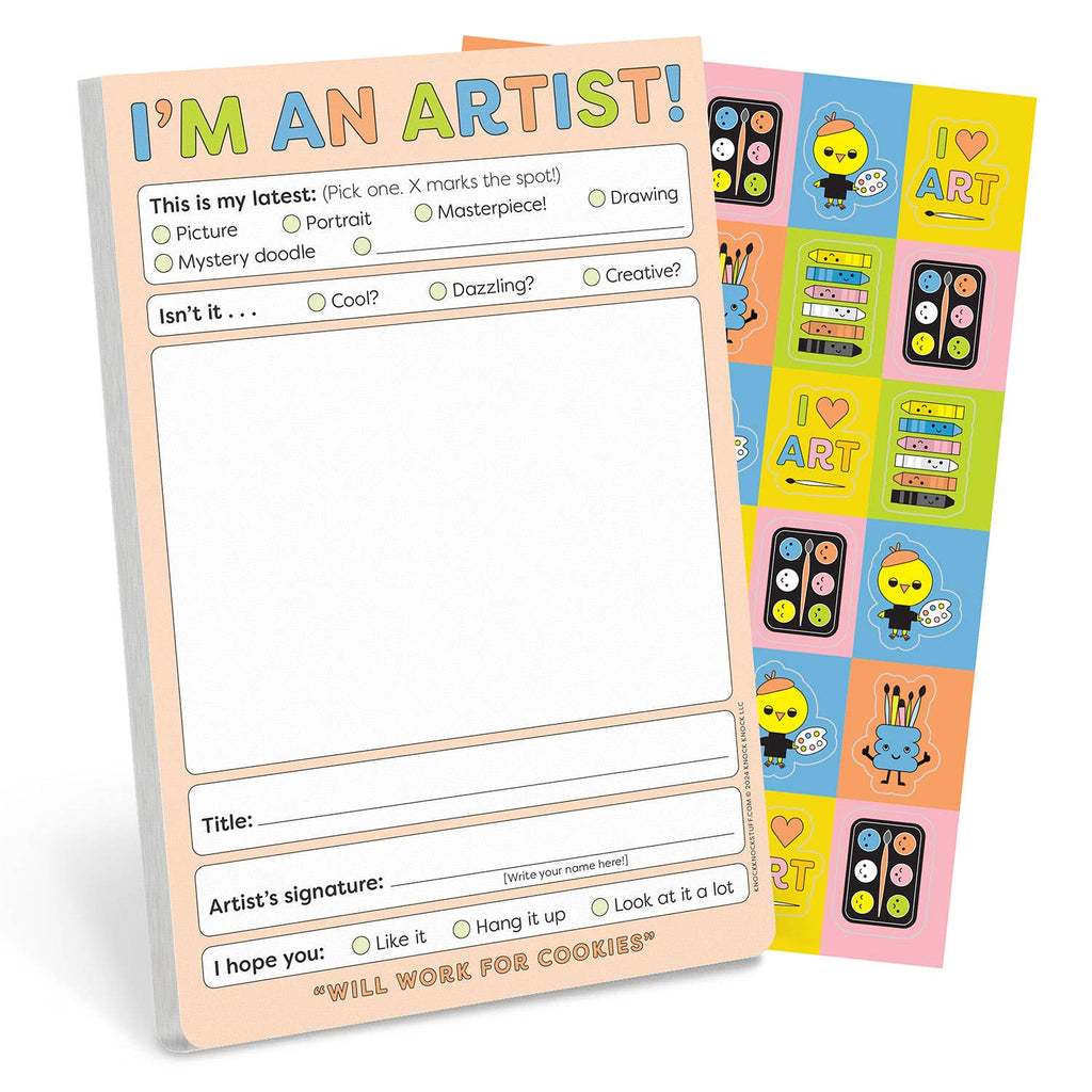 Knock Knock Kids - I’m an Artist! Playtime Pads