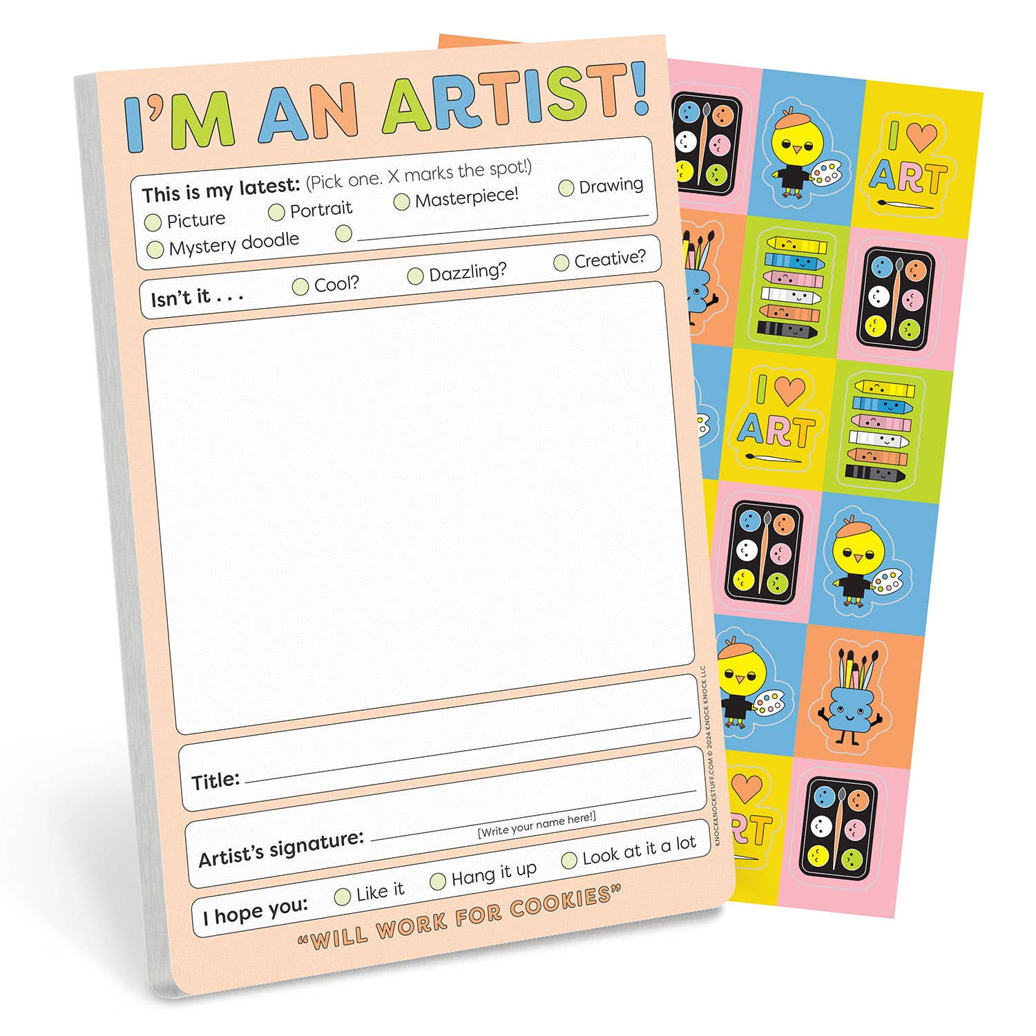 Knock Knock Kids - I’m an Artist! Playtime Pads