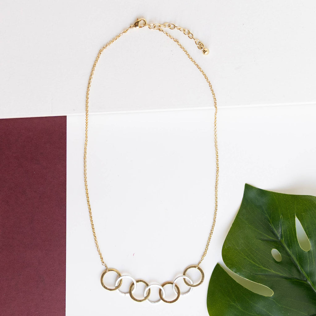 Fluid Circles Necklace