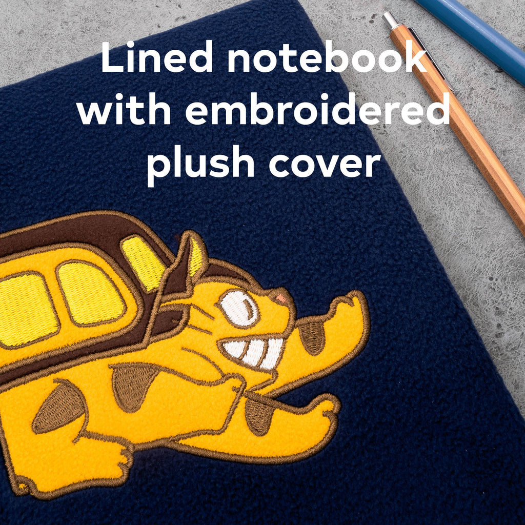 Studio Ghibli My Neighbor Totoro: Cat Bus Plush Journal