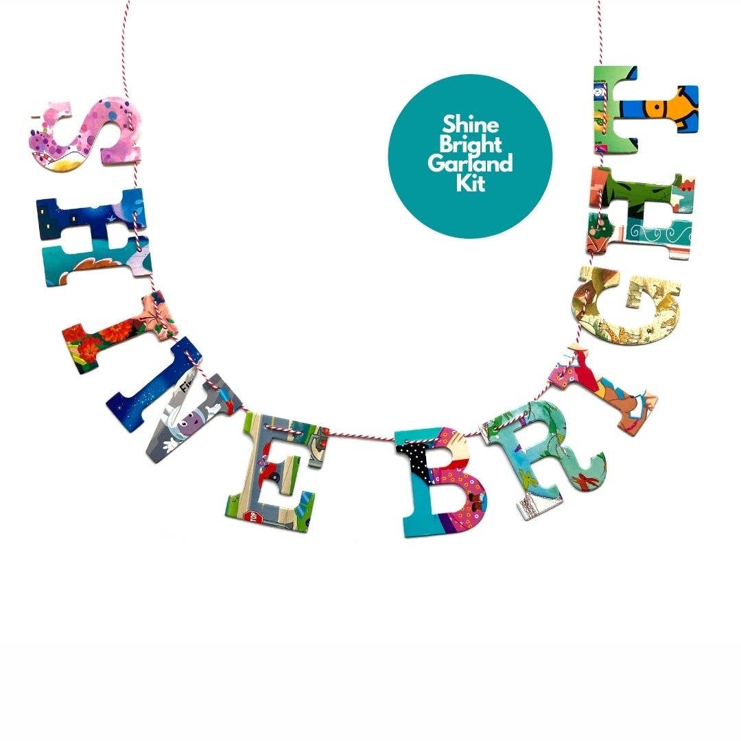 SHINE BRIGHT Recycled Garland