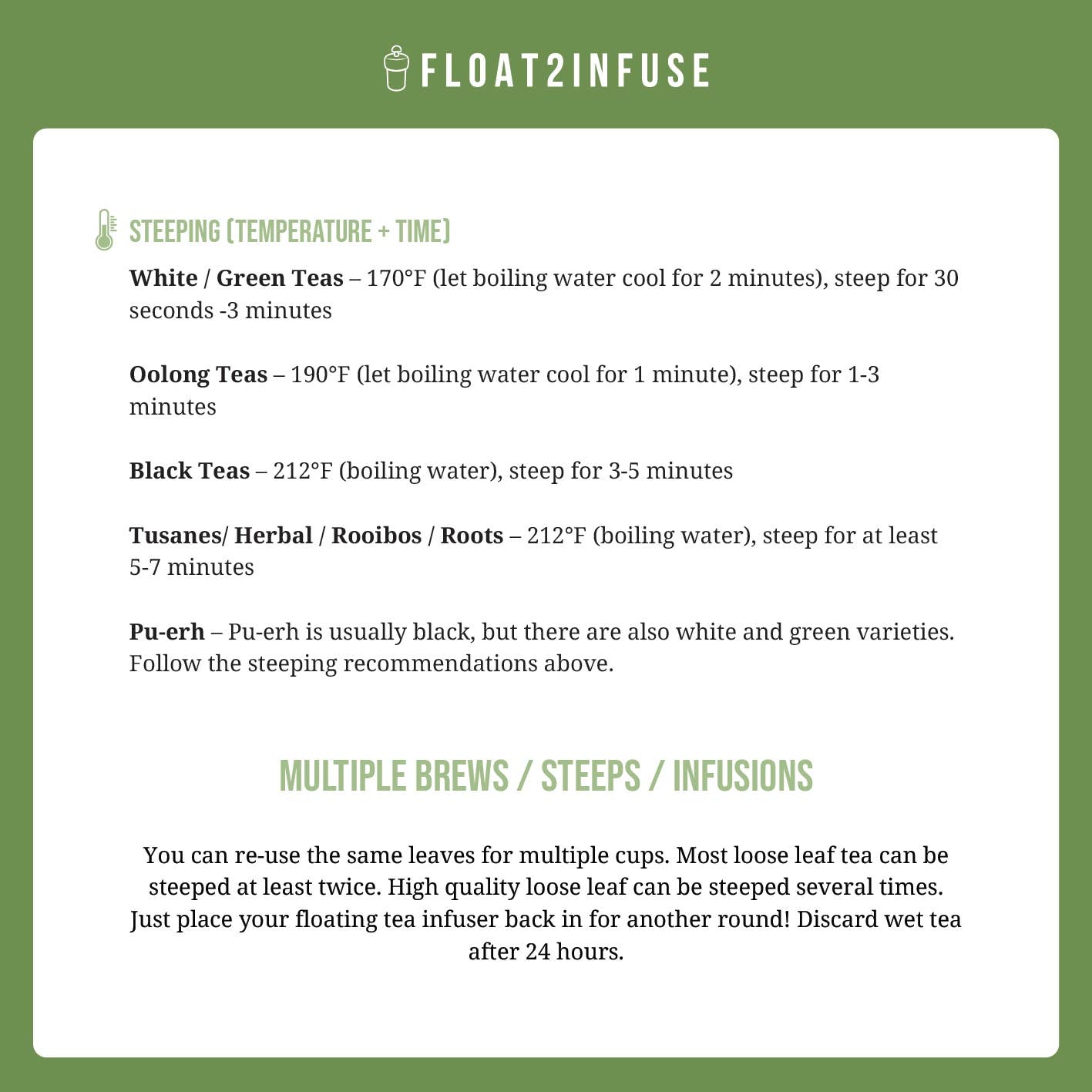 Otter | Floating Tea Steeper | Green Base | Brown Otter