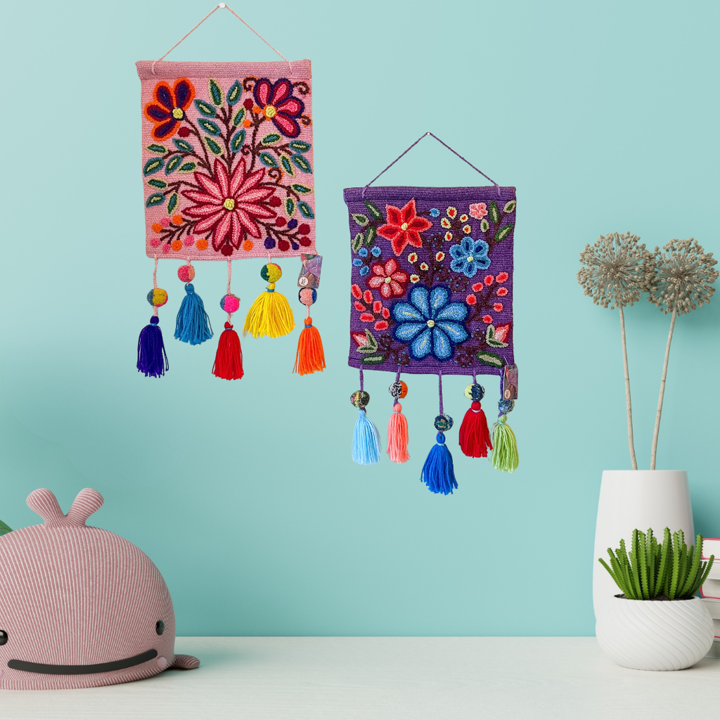 Flora Textile Wall Art Decor