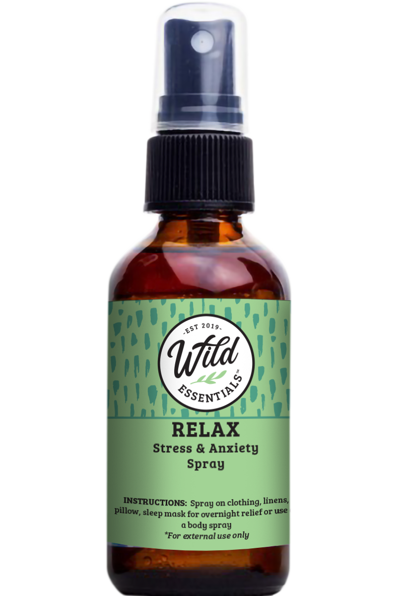 "Relax" Essential Oil calming Spray - 2 oz./60ml