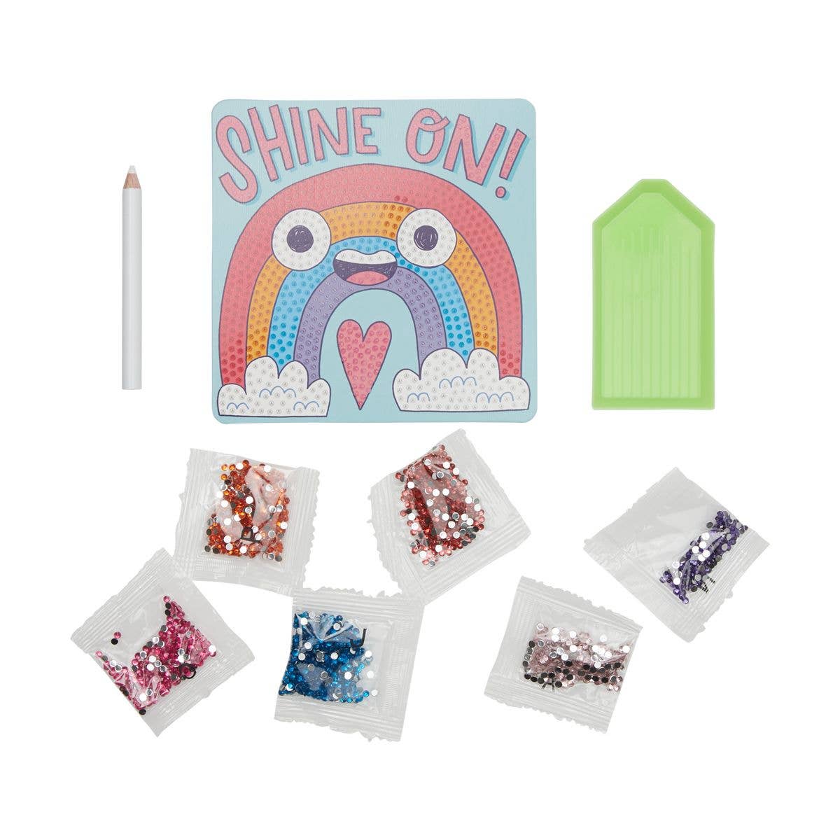 Razzle Dazzle D.I.Y.: Mini Gem Art Kit - Rad Rainbow