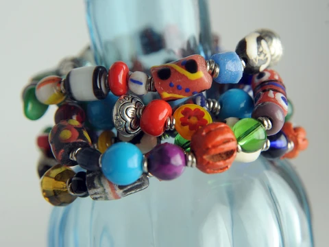 Glass Bead Bracelets