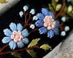 Floral Embroidered Headband, Ariella Collection