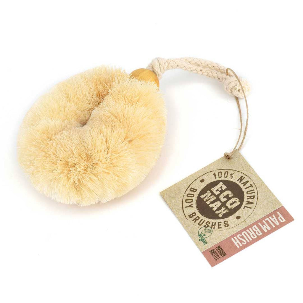 Palm Body Wash Brushes - Natural Sisal or Soft Jute