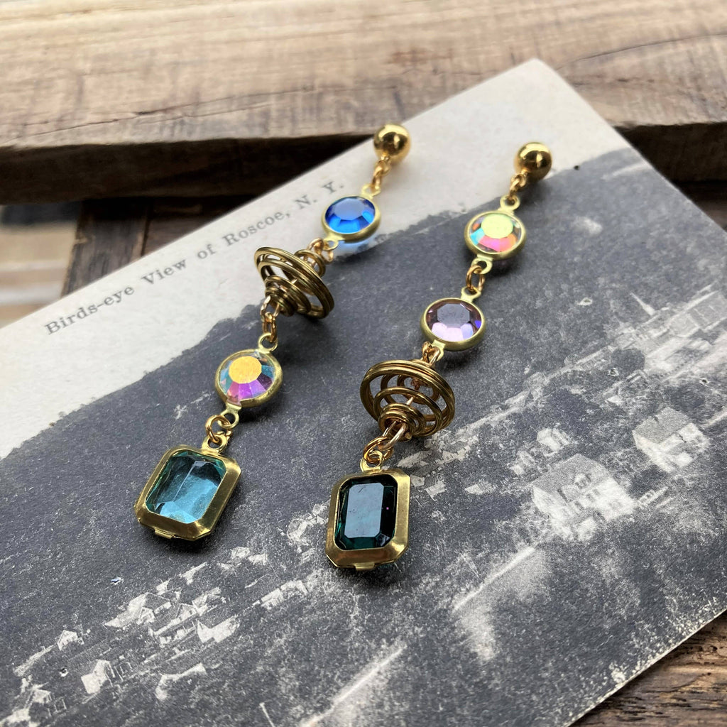 Galaxy Jewel Dangle Earrings