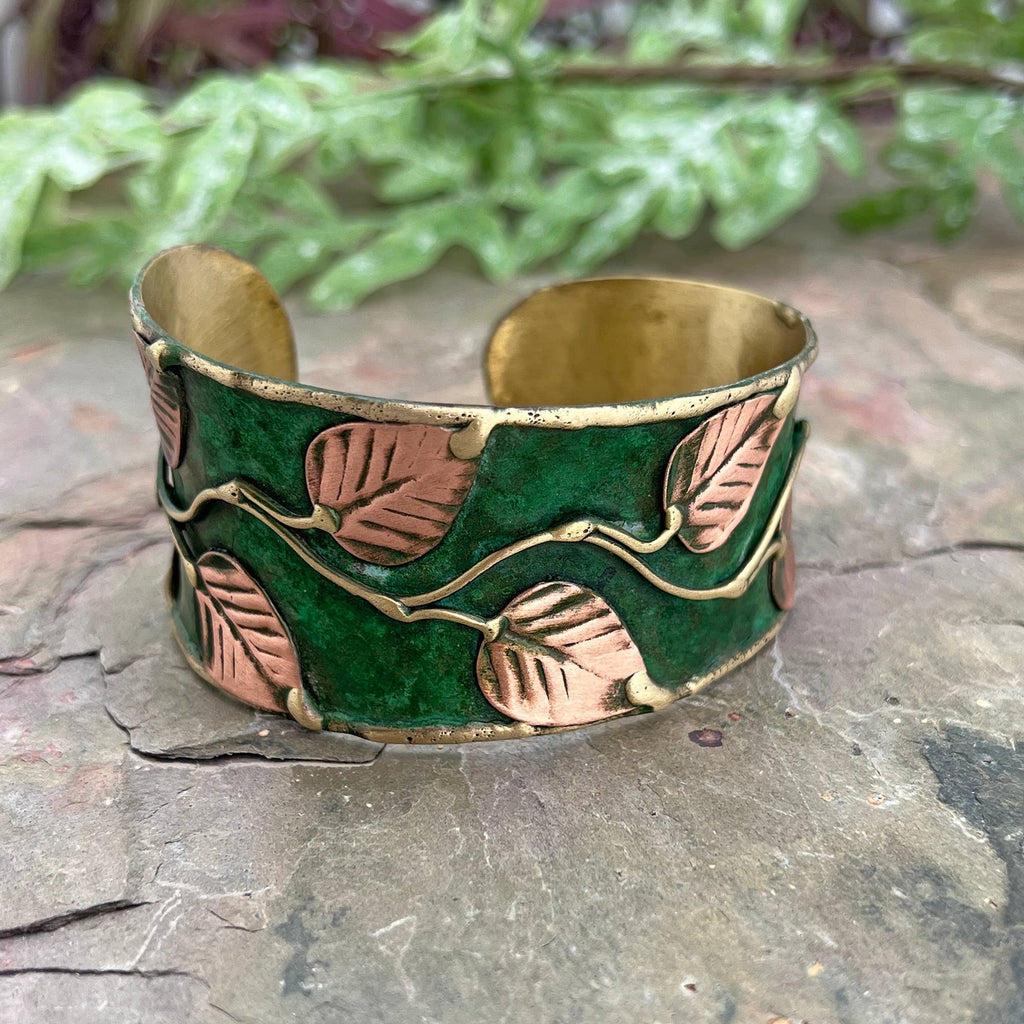 Leaves & Vines Cuff Bracelet