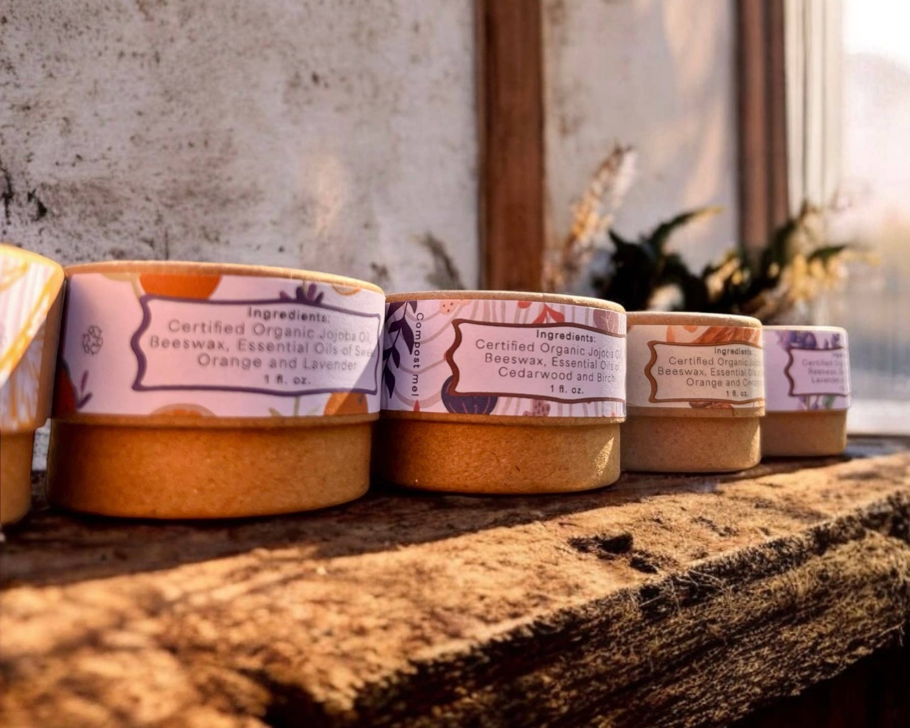 Perfume Balms, All-Natural & Compostable