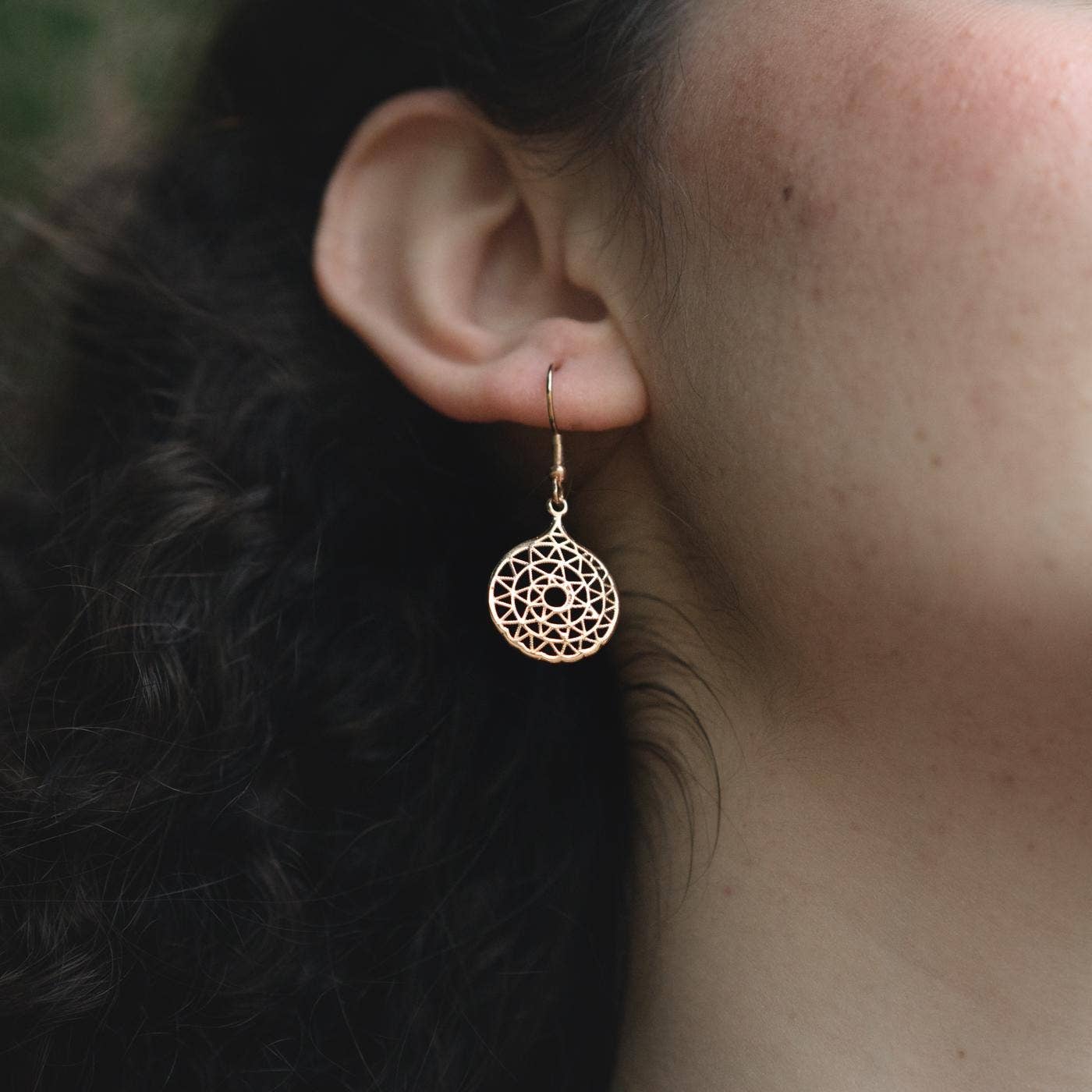 Aurora Earrings (Silver,14K, Rose) - Ethically Made