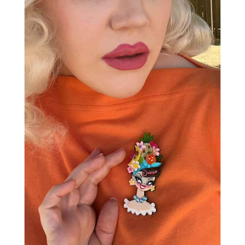 Chiquita Brooch by Miss Fluff x Lipstick & Chrome