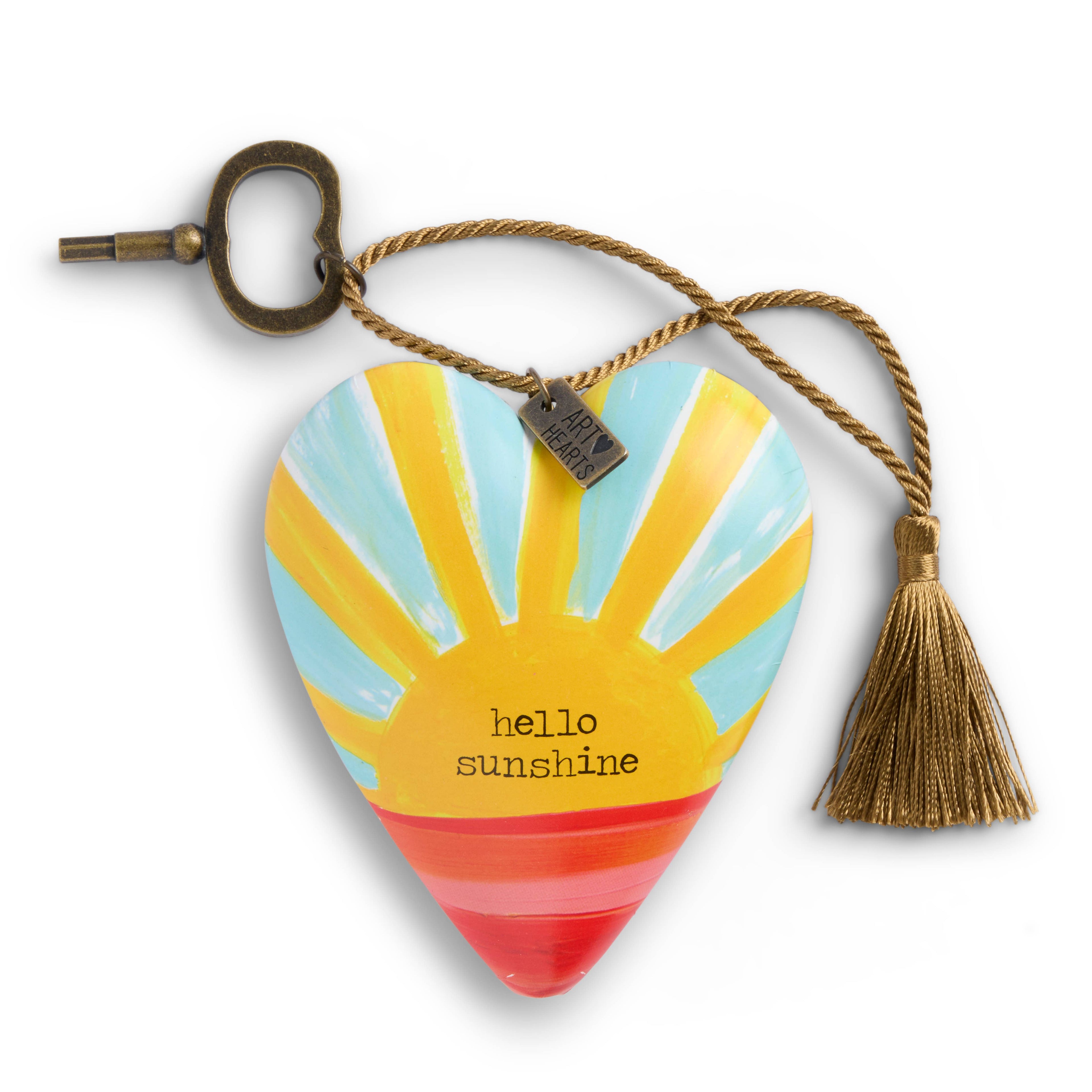 Hello Sunshine Recordable Art Heart