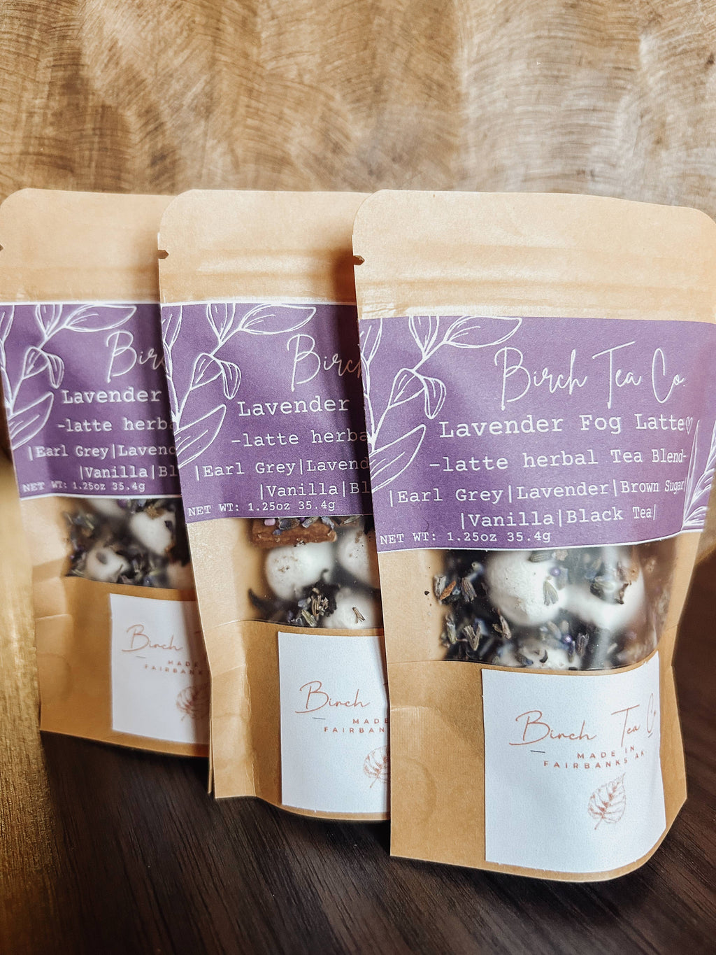 Lavender Fog Latte - Black Tea Cinnamon Loose Leaf Tea Blend
