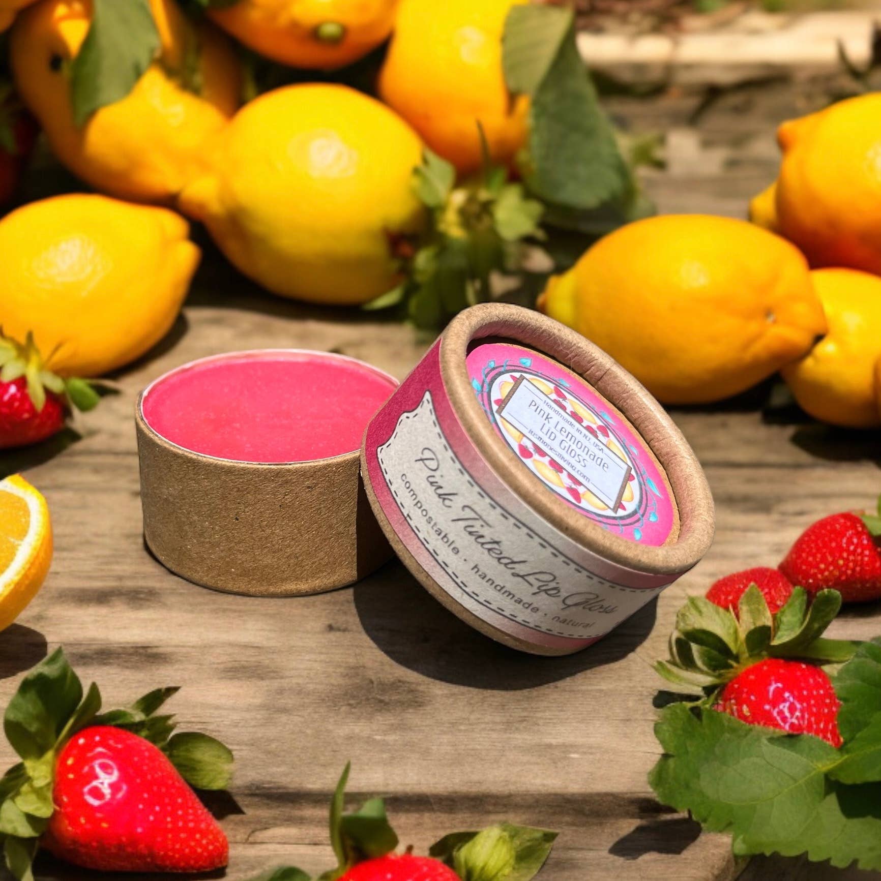 Pink Lemonade Natural Tinted Lip Gloss