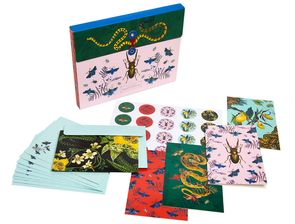 Botanical Card Portfolio Set (Set of 20 Cards)