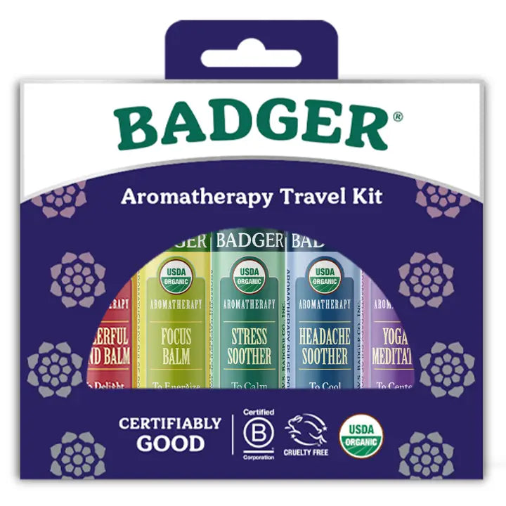 Badger Aromatherapy Travel Kit