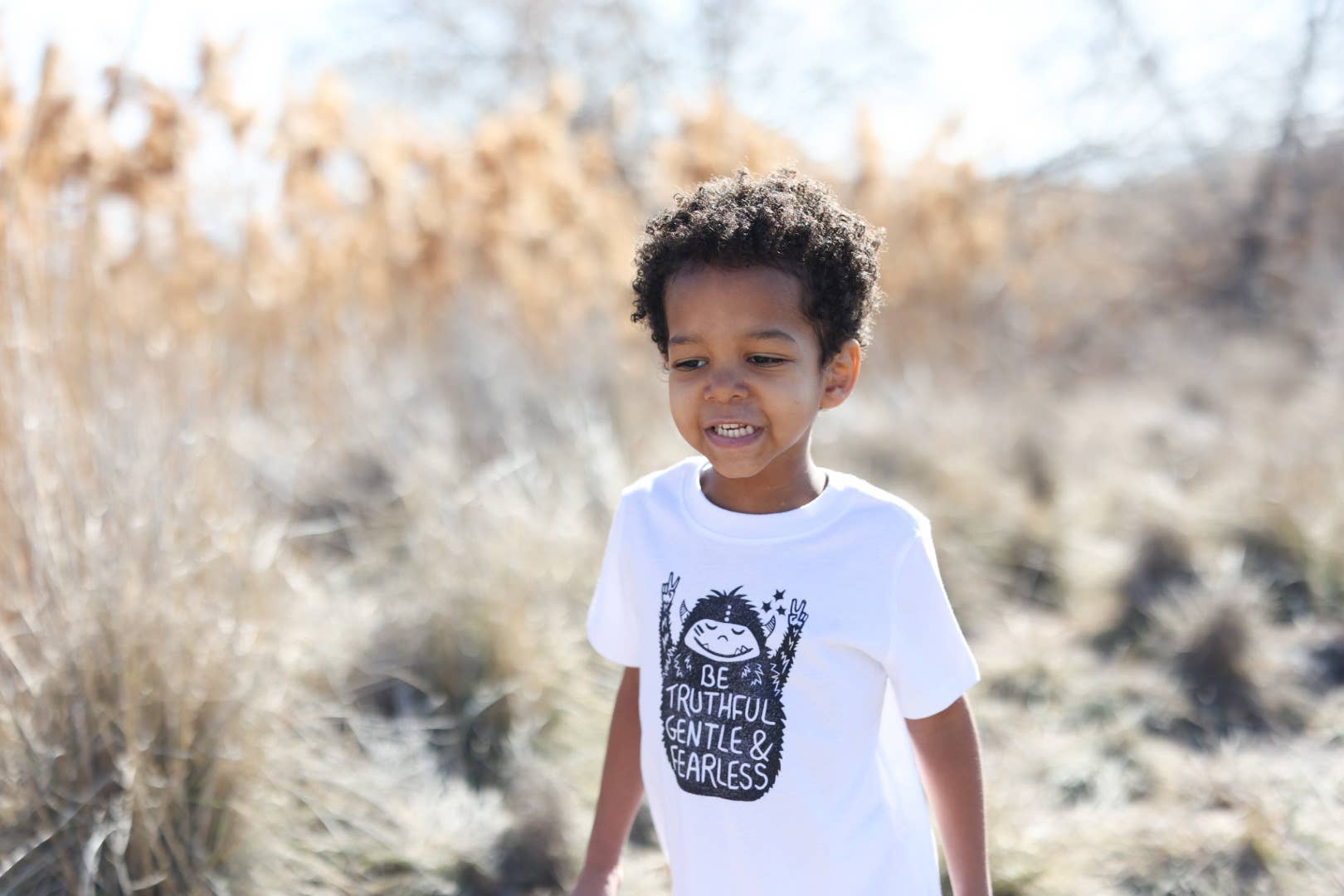 Euphoric Yeti Kids Tee Shirt, Children Boho Clothes