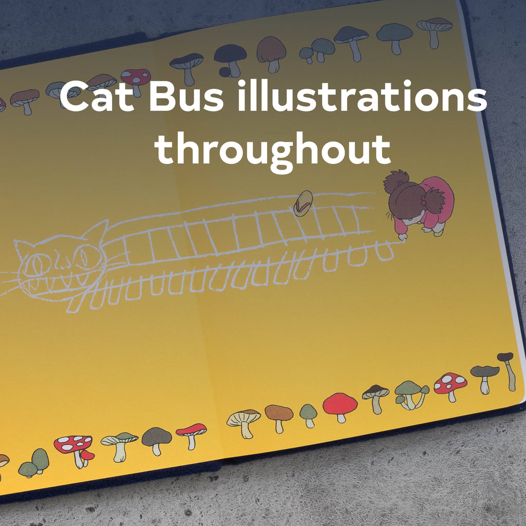 Studio Ghibli My Neighbor Totoro: Cat Bus Plush Journal