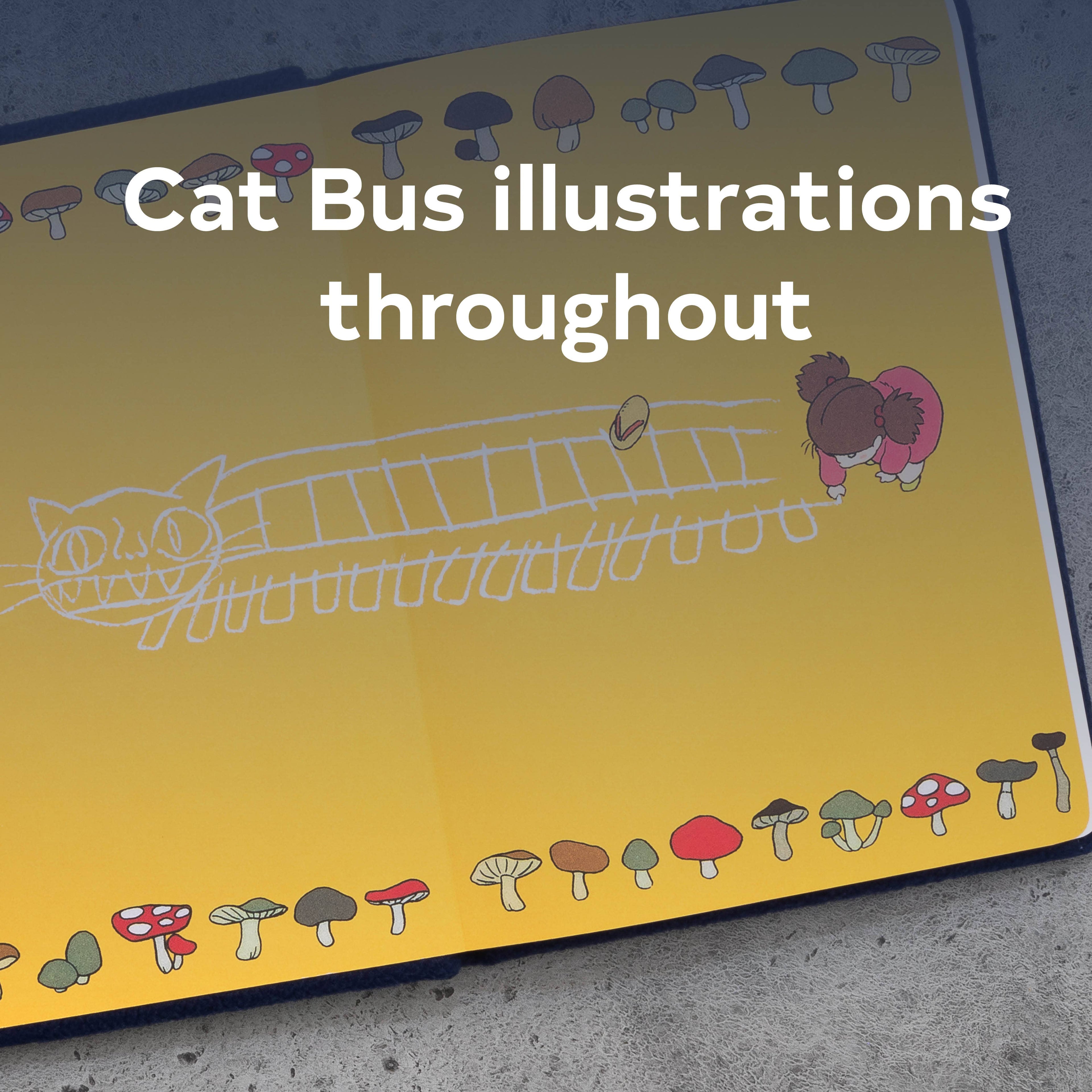 Studio Ghibli My Neighbor Totoro: Cat Bus Plush Journal