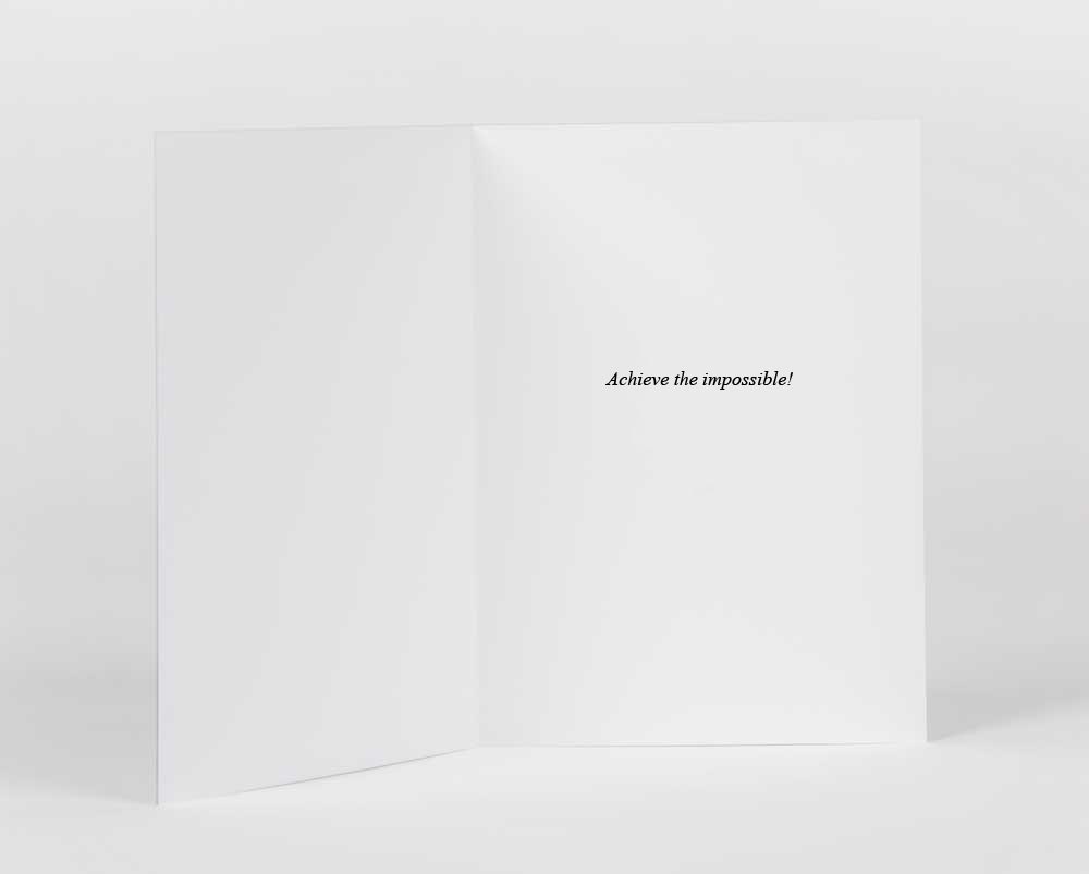 Attempt The Absurd Greeting Card