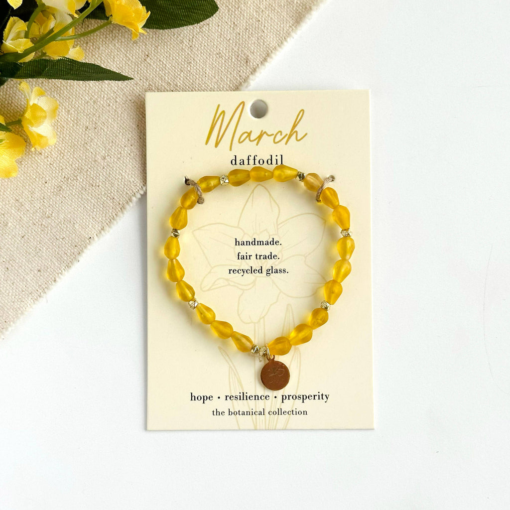 March • Birth Flower Bracelet