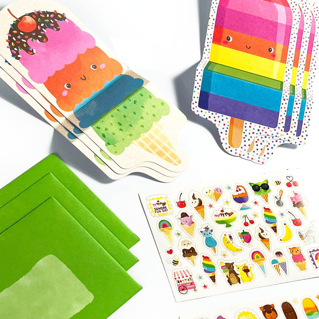 Tiny Tadas! Notecard & Sticker Kit - Sweet Treats