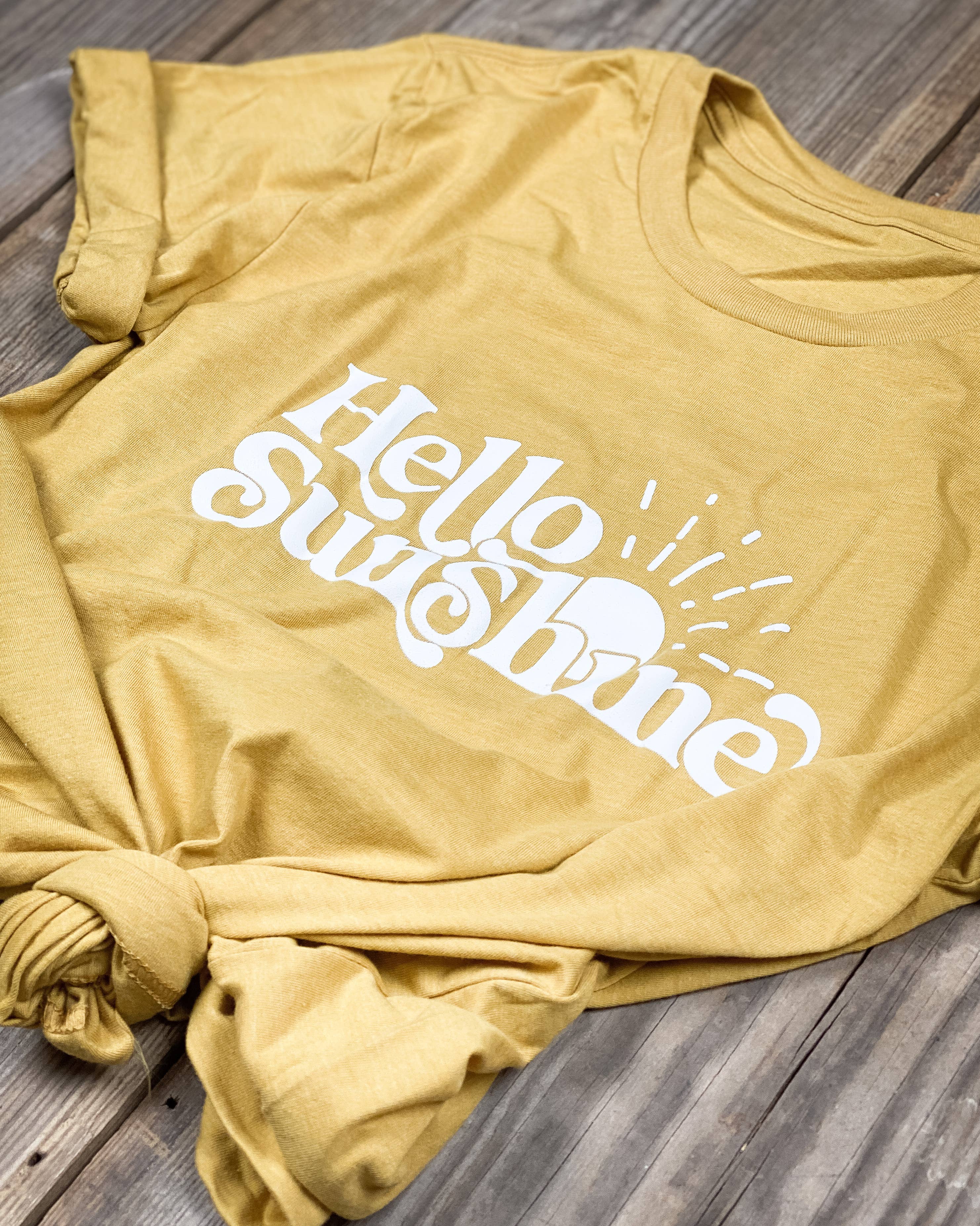 Hello Sunshine T-Shirt : Mustard