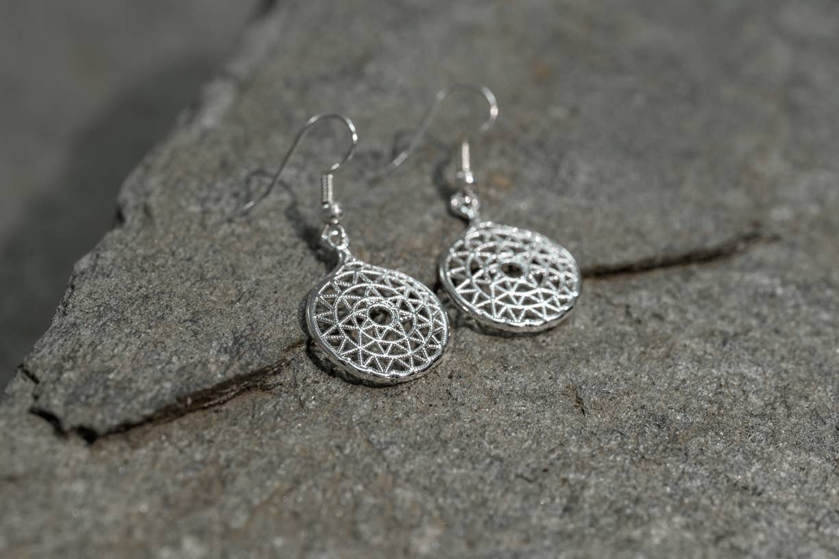 Aurora Earrings (Silver,14K, Rose) - Ethically Made