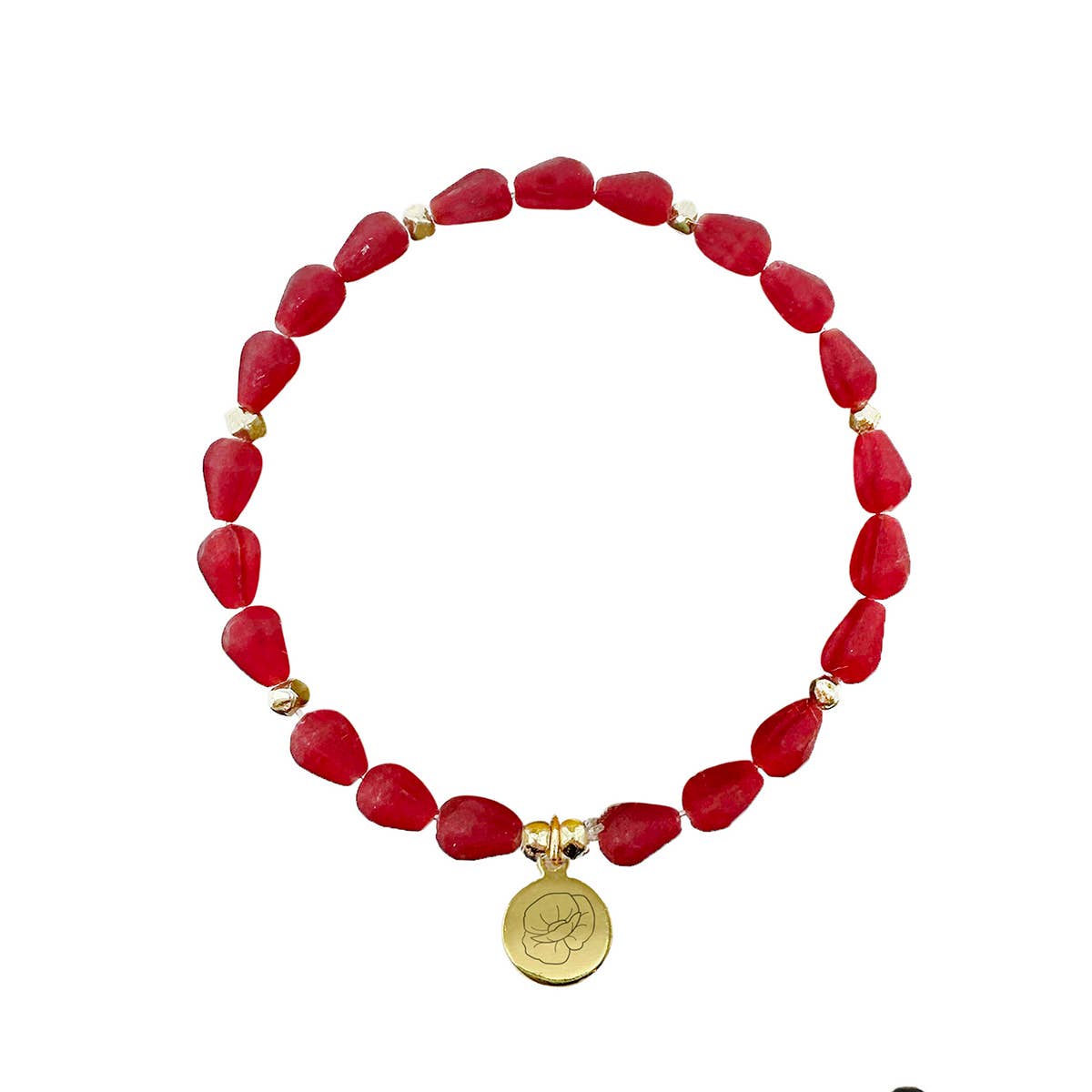 August • Birth Flower Bracelet