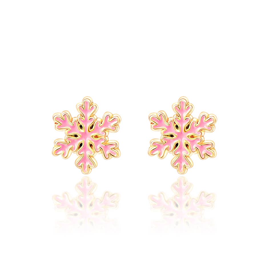 Snowflake Magic Stud Earrings