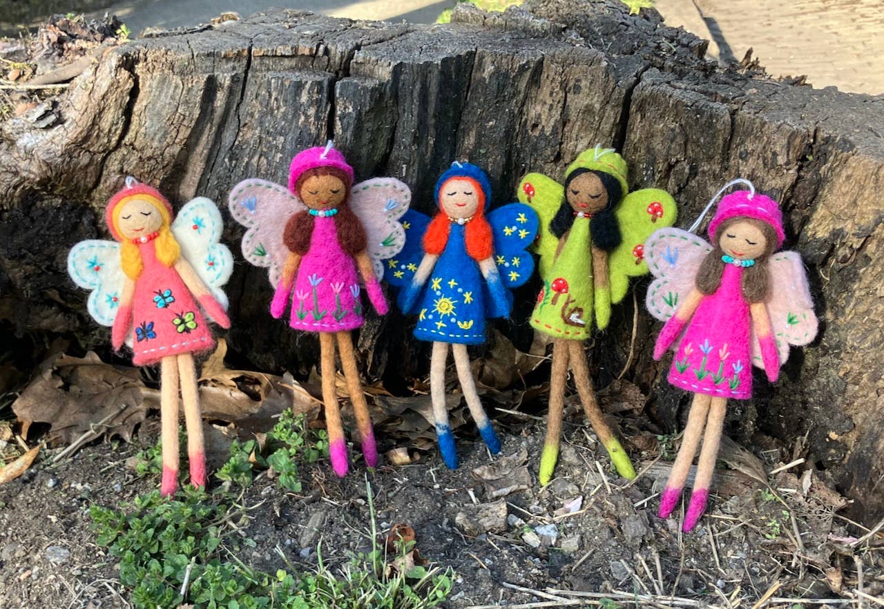 Meadow Fairy Felt Ornament