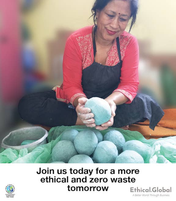 Earth & Sun Eco Wool Dryer Balls Fair Trade