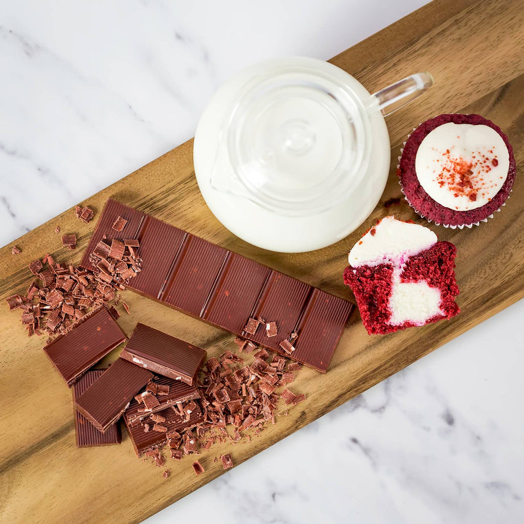 Moodibars® LOVE fine Milk Chocolate Red Velvet 1.5oz Bar