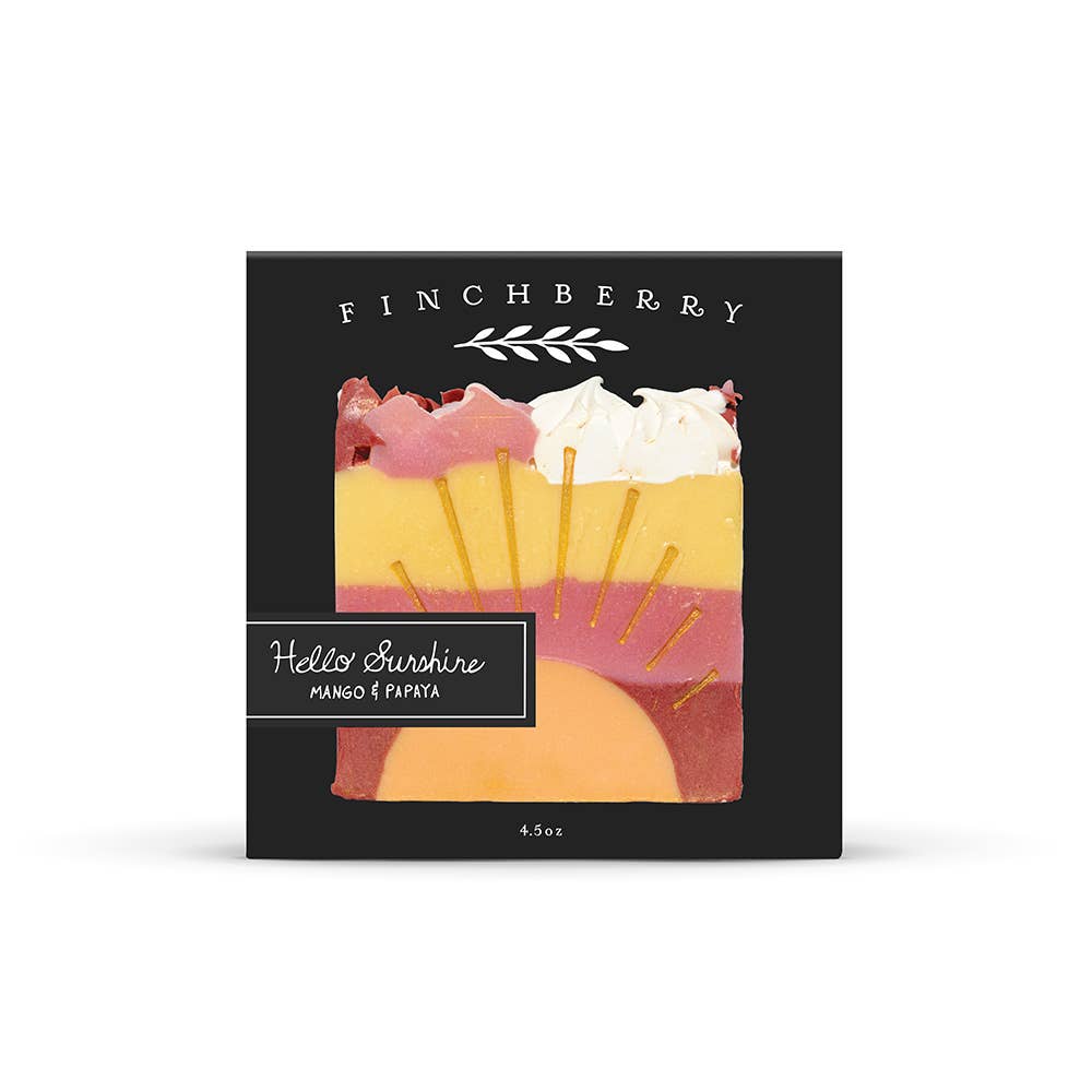 Hello Sunshine Artisan Handmade Vegan Boxed Soap