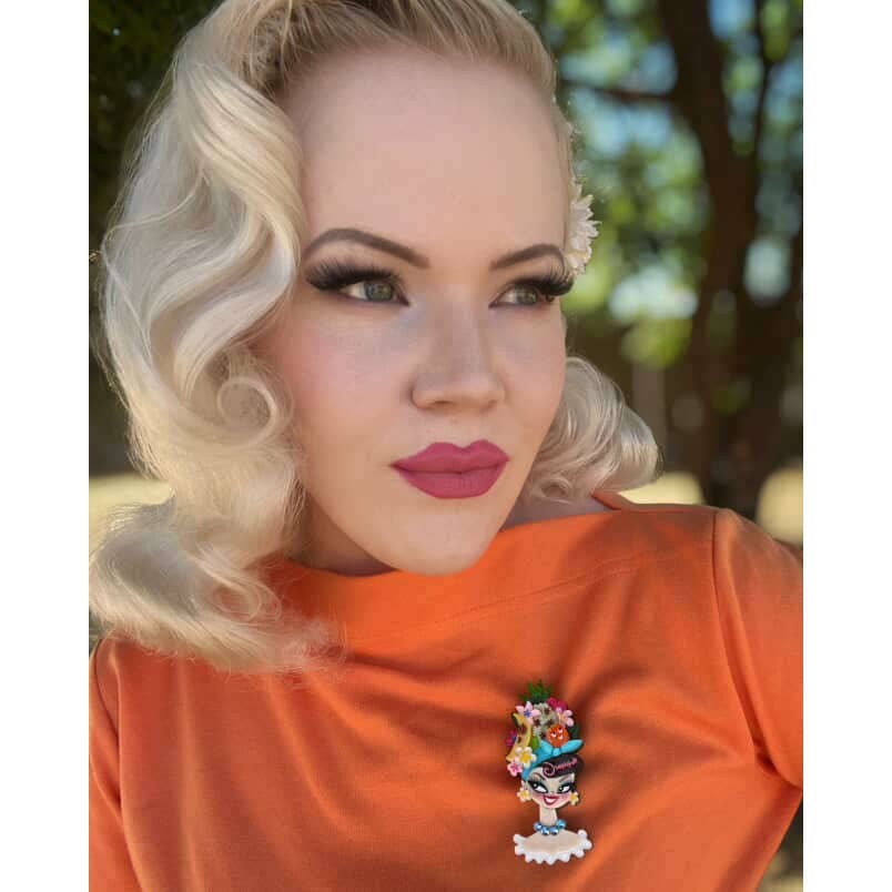 Chiquita Brooch by Miss Fluff x Lipstick & Chrome