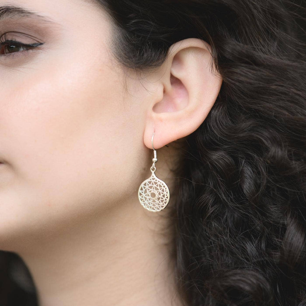 Aurora Earrings (Silver,14K, Rose) - Ethically Made