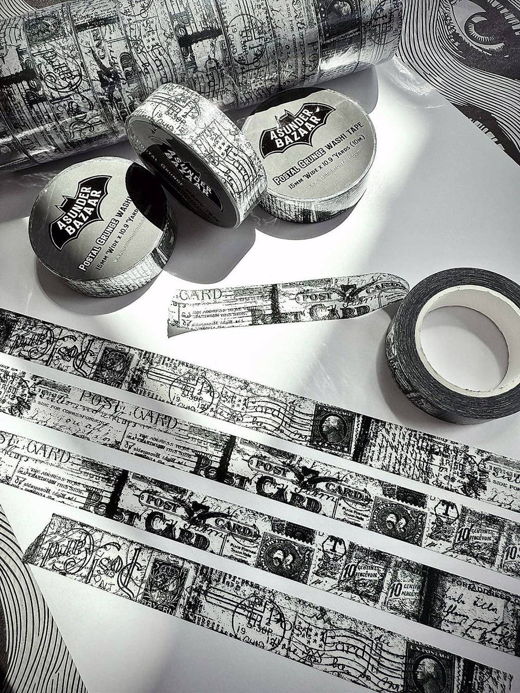 Postal Grunge Washi Tape